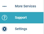 Support Menu